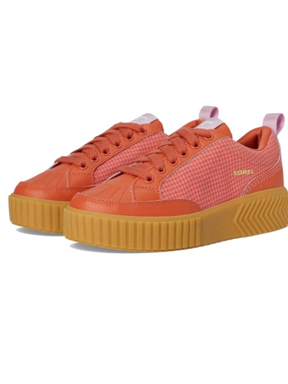 Sorel Women's ONA AVE Coral Low Sneakers